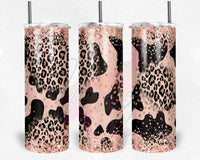 Pink Glitter Leopard